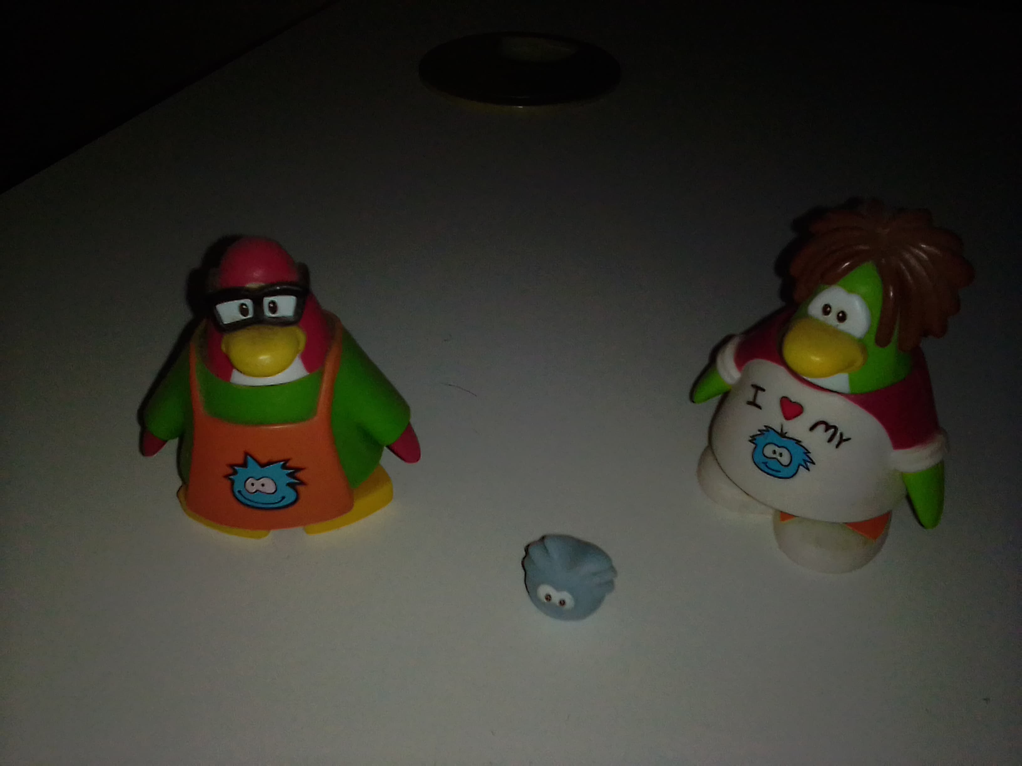 Set de figuras Club Penguin Mix 'N Match con puffle azul